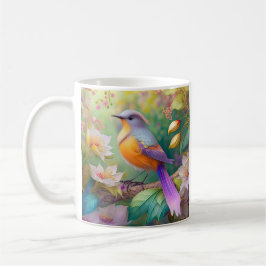 Lavender Headed Orange Brested Fantasy Bird Kaffemugg