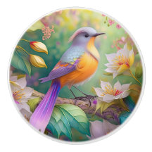 Lavender Headed Orange Brested Fantasy Bird