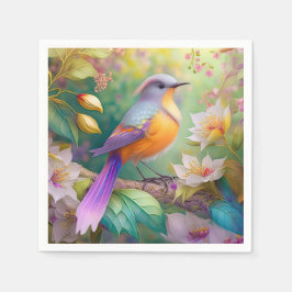 Lavender Headed Orange Brested Fantasy Bird Pappersservett