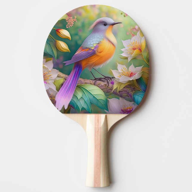 Lavender Headed Orange Brested Fantasy Bird Pingisracket (Framsidan)