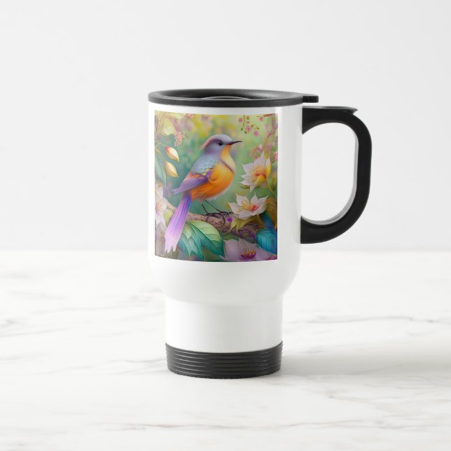 Lavender Headed Orange Brested Fantasy Bird Resemugg (Höger)