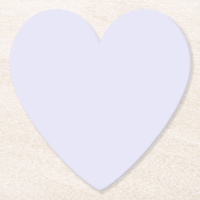 Lavender Heart Underlägg Papper (Framsida)