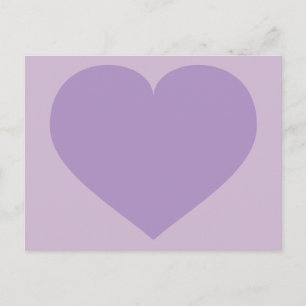 Lavender hjärta vykort
