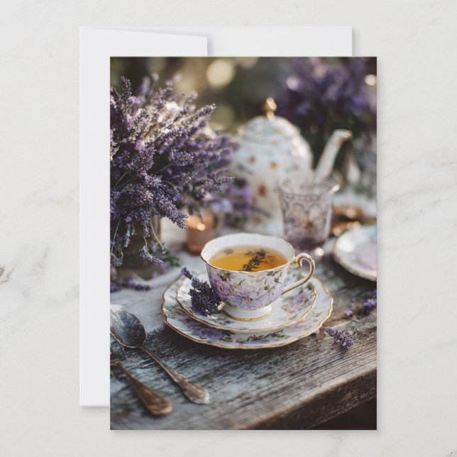 Lavender Hour | Gentle Gathering Inbjudningar (Framsida)