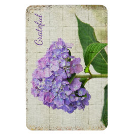 Lavender Hydrangea Gratitude Magnet