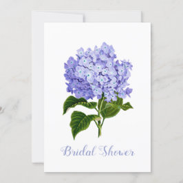 Lavender Hydrangea Inbjudningskort för möhippan