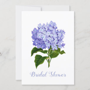Lavender Hydrangea Inbjudningskort för möhippan