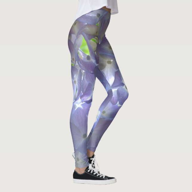 Lavender Hydrangeas Leggings (Höger)