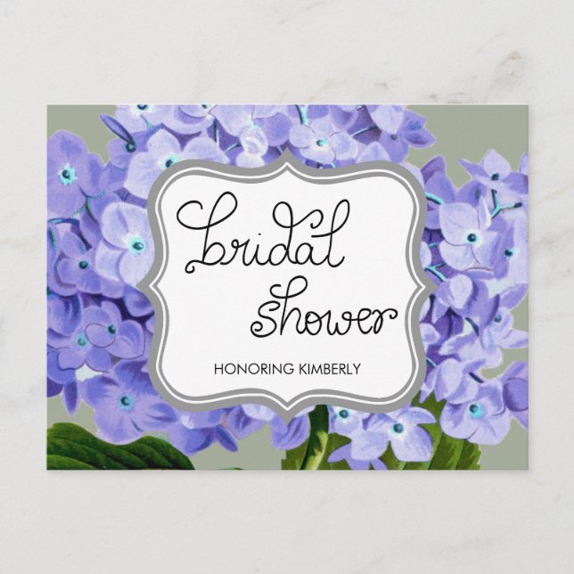 Lavender Hydrangeas Möhippa Advice Rådkort (Framsida)