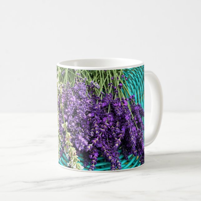 Lavender i Basket Kaffemugg (Framsida höger)