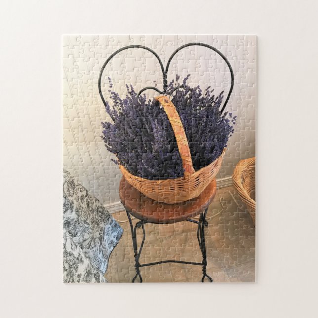 Lavender i Basket Pussel (Vertikal)