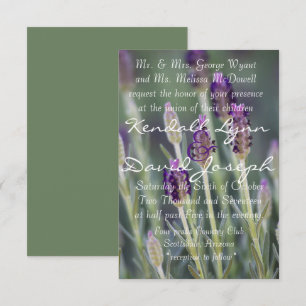 Lavender i Bloom Inbjudningar