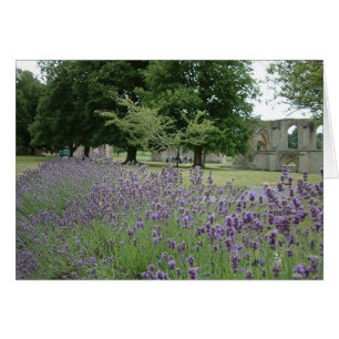 Lavender i Glastonbury Hälsningskort