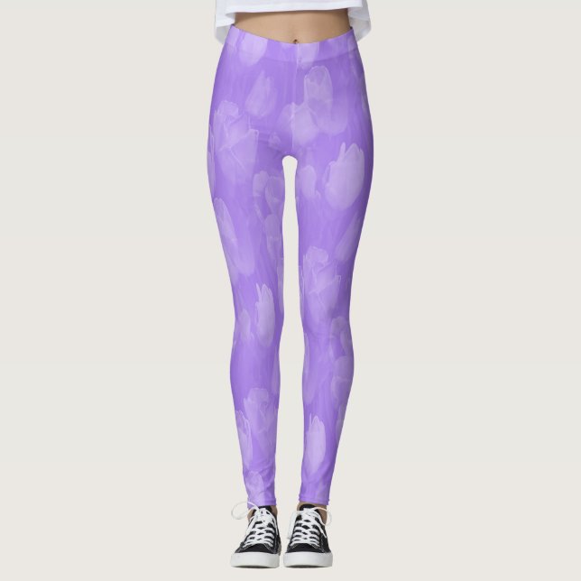 Lavender i Kärlek... Leggings (Framsida)