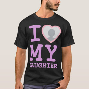 Lavender i kärlek min dotter   Funny Fars dag T Shirt