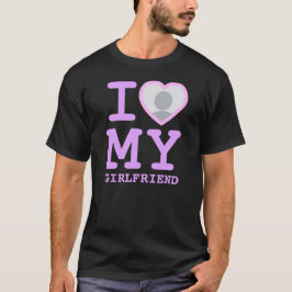 Lavender I Kärlek min flickvän mer än någonsin Fot T Shirt