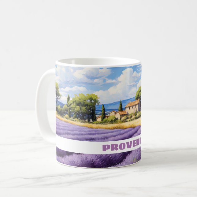 Lavender i Provence-resemuggen Kaffemugg (Framsida vänster)