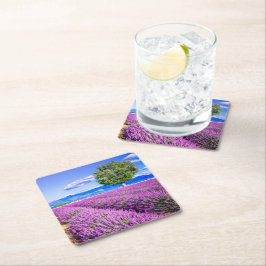 Lavender i Provence Underlägg Papper Kvadrat