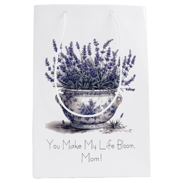 Lavender in Delft Blue, customizable  (Framsidan)
