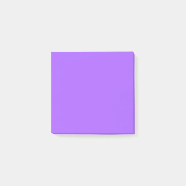 Lavender Indigo Solid Plain Post-it Block (Framsida)