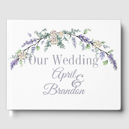 Lavender Ivory Ro och Eucalyptus Gästböcker