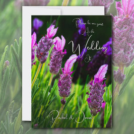 Lavender, Kärlek & Devotion, Bröllop Inbjudningar