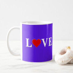 Lavender KÄRLEK Kaffemugg
