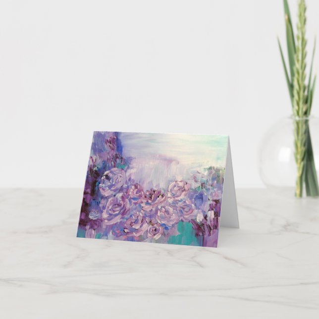 Lavender Kärlek Kort (Framsida)