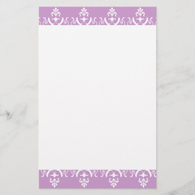 Lavender Lacy Gräns Brevpapper (Framsida)