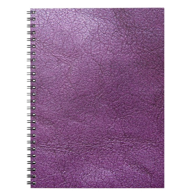 Lavender-läder Anteckningsbok (Framsidan)