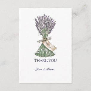 Lavender Land Garden Wedjollings tackkort Tack Kort