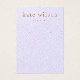 Lavender Leather (bild) - Visning Card Visitkort