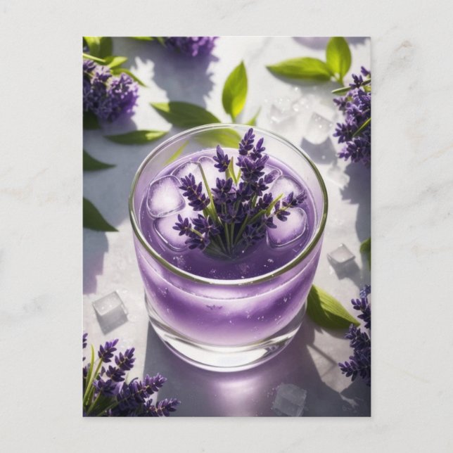 Lavender Lemonade Vykort (Framsida)