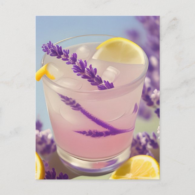 Lavender Lemonade vykort (Framsida)