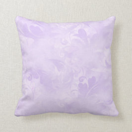Lavender Lila Abstrakt Feather Mönster Kudde