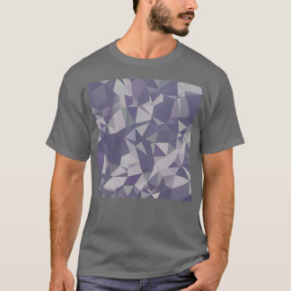 Lavender Lila Abstrakt med låg polygonbakgrund T Shirt