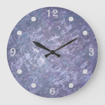 Lavender Lila Abstrakt | Metallisk Brushstroke