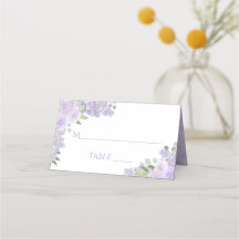 Lavender Lila Blommigt Elegant bröllop Skriva-In