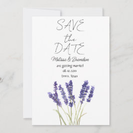 Lavender Lila Blommigt Flowers Rustic Bröllop Inbjudningar