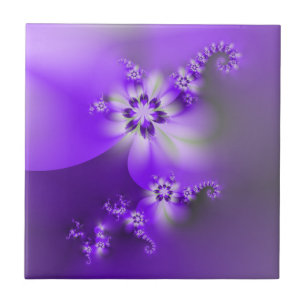Lavender Lila Blue Violet Orchid Flowers Kakelplatta