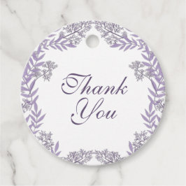 Lavender Lila Bröllop Botaniska Gåvor Etiketter