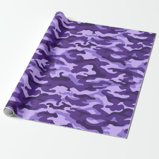 Lavender Lila Camouflage Stil Presentpapper