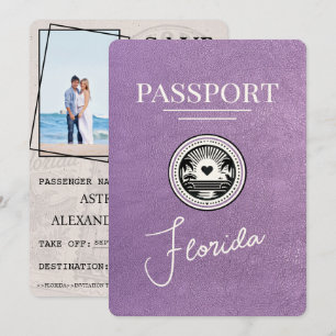 Lavender Lila Florida-pass Spara datum Datumet