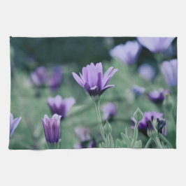Lavender Lila Flower Kökshandduk