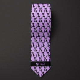 Lavender Lila Fransk Bulldog Slips