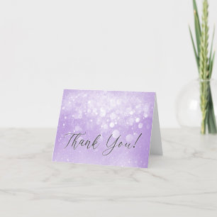 Lavender Lila Gnistra Tack Kort