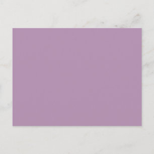 Lavender Lila High End Solid Färg Vykort