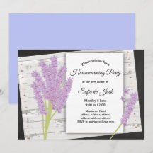 lavender, lila, inbjudan till uppvärmning i hemmet