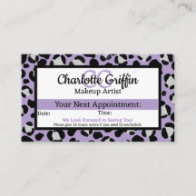 Lavender Lila Leopard Lash & Makeup Möte