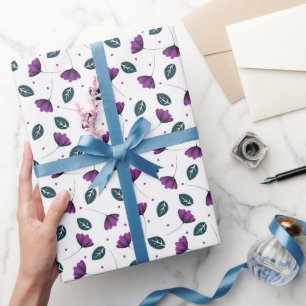 Lavender Lila Lilac Blommigt Flowers Presentpapper
